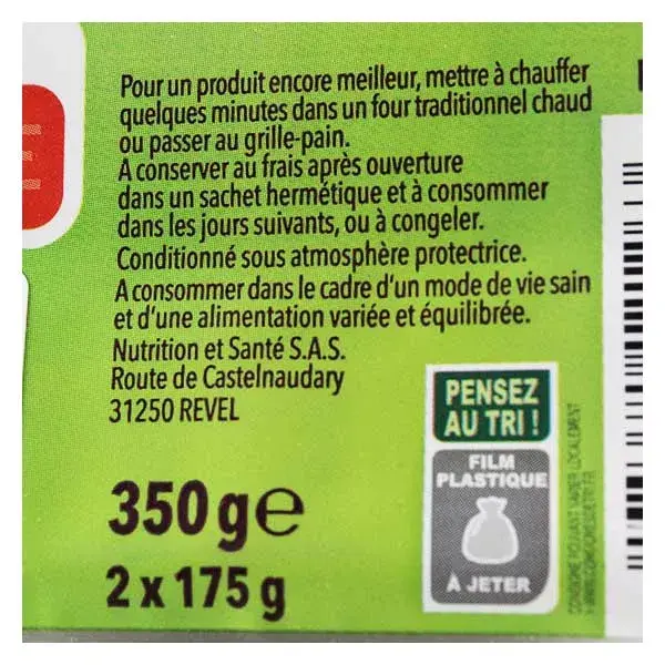 Pão rústico sem glúten Gerblé 350g