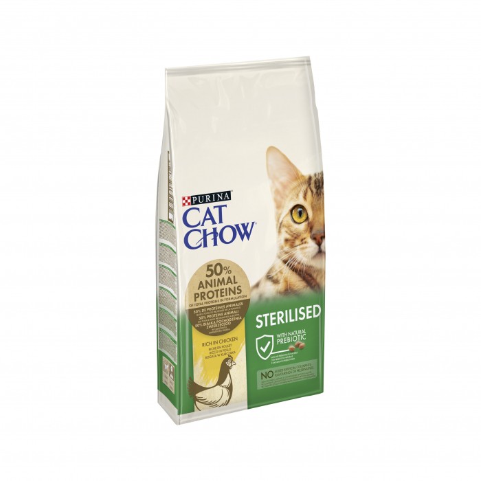 PURINA CAT CHOW Sterilised au Poulet - Croquettes pour chat