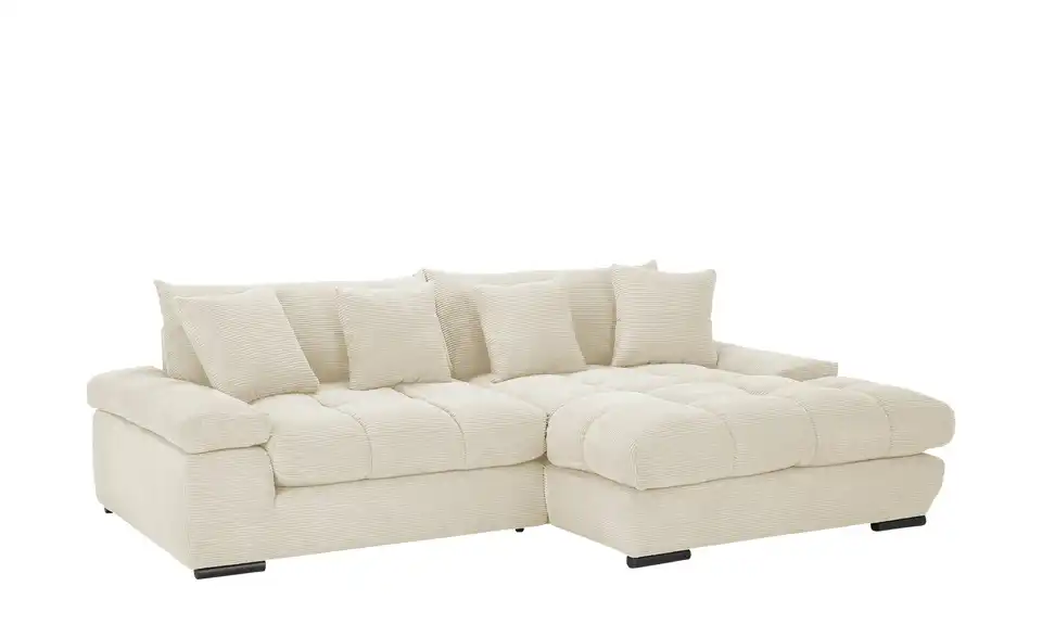 Ecksofa Hella rechts Creme