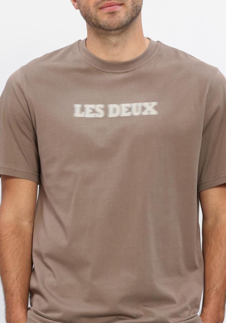beige les deux t-shirt brady logo t-shirt
