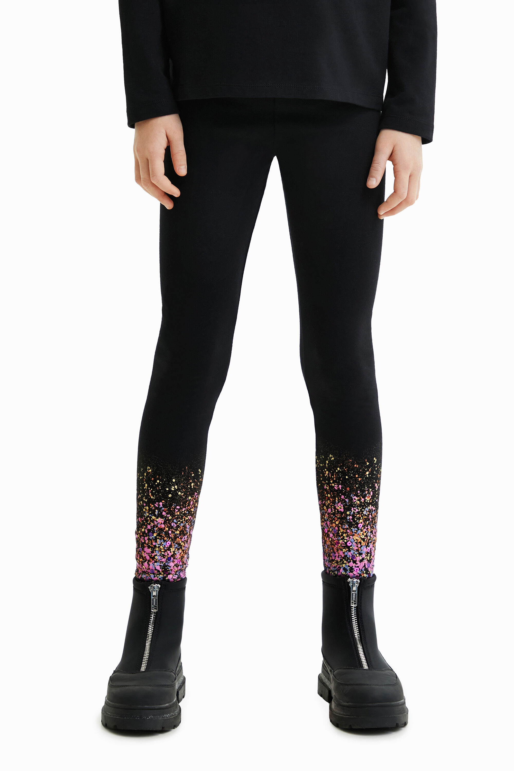 Legging slim éclaboussure