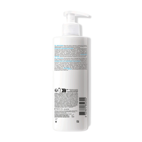La Roche-Posay Lipikar Milch Urea 10%<br>400 ml, Dispenser, Milch
