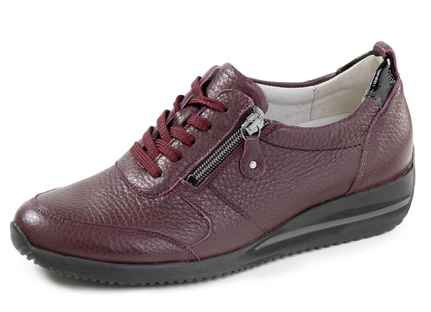 Waldläufer, leichte Damen-Sneaker, Weite H, mit herausnehmbarem Fussbett