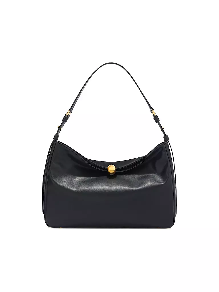 FURLA Ledertasche - Schultertasche SFERA SOFT Large schwarz