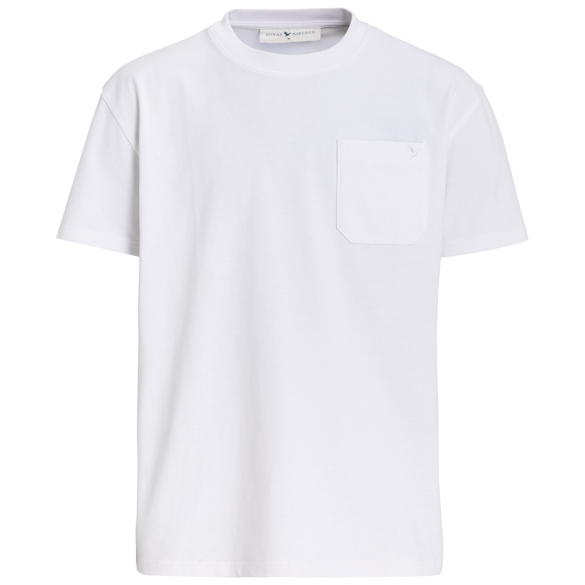 Jonas Nielsen Herren T-Shirt mit Brusttasche weiss