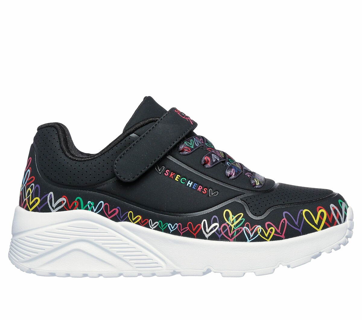 Tênis SKECHERS JGoldcrown: Uno Lite - Heart Craze
