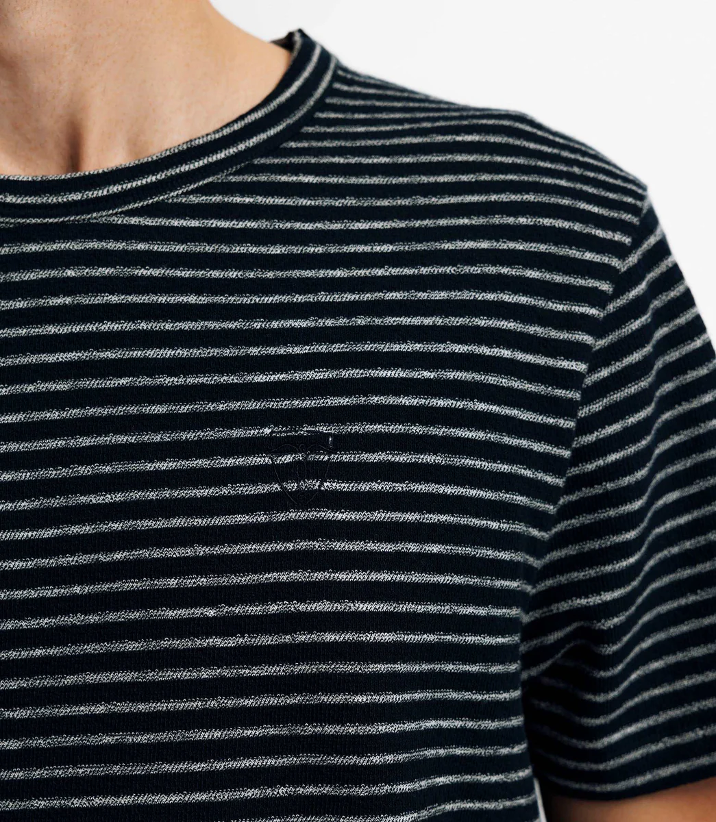 T-shirt rayé marine