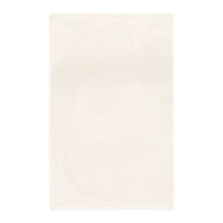 Marimekko - Unikko Solid Gästehandtuch, 32 x 50 cm, elfenbein