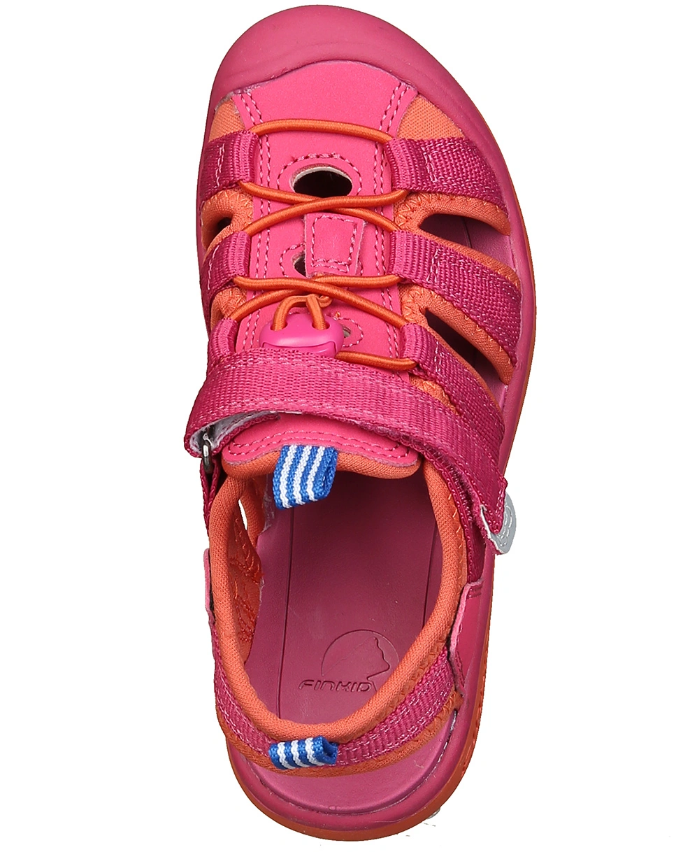 Trekking-Sandalen PELTO mit Zehenschutz in raspberry/red