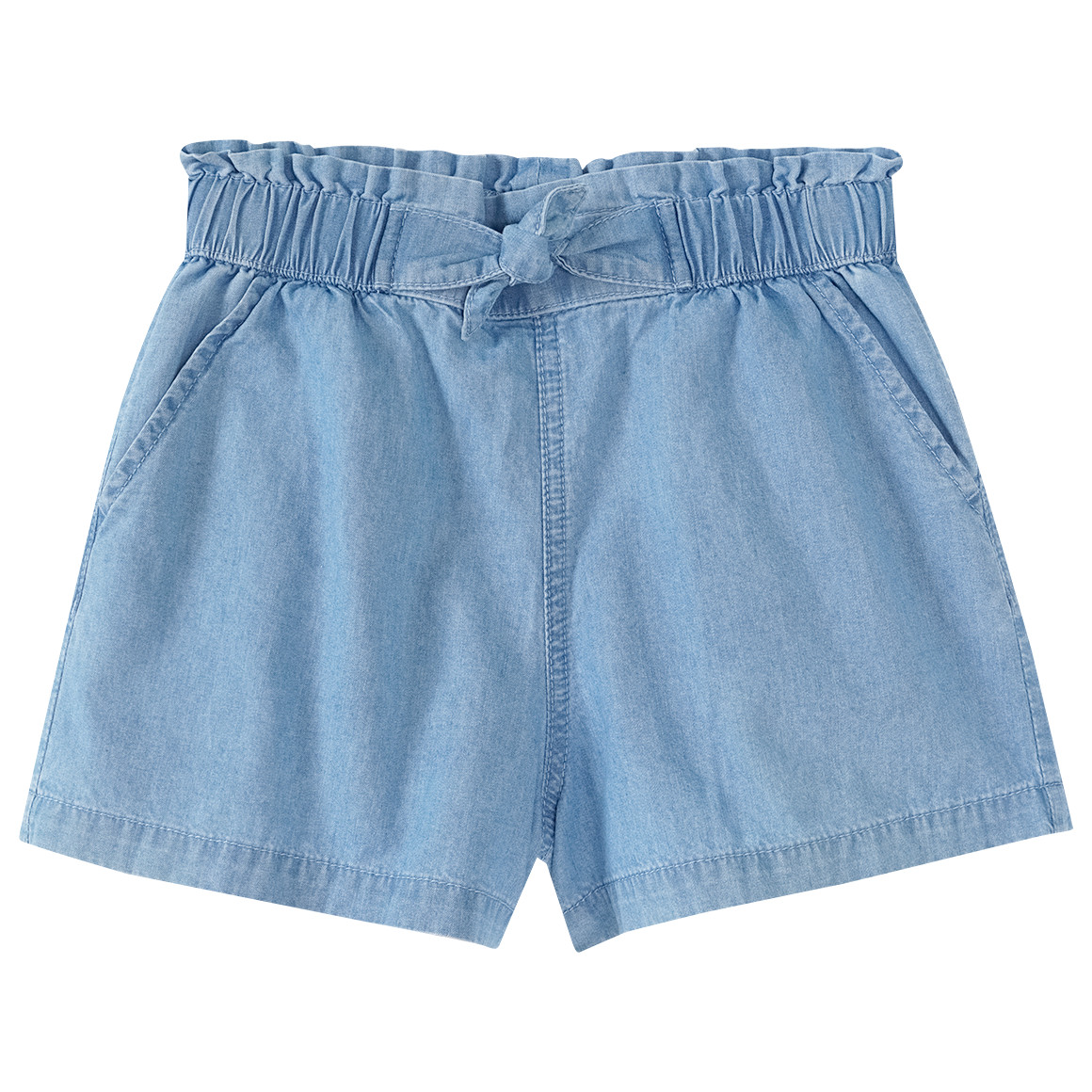 Topolino Mädchen Shorts aus leichtem Denim hellblau