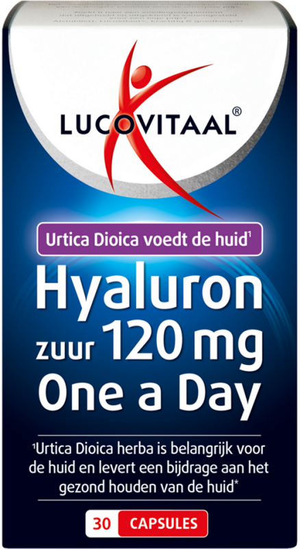 Lucovitaal Hyaluronzuur Droge Huid 120 mg 30 capsules