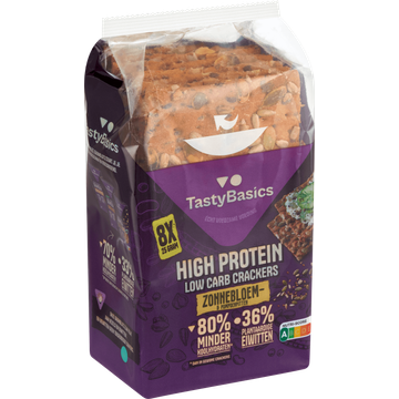 TastyBasics Low Carb - High Protein Cracker Zonnebloem