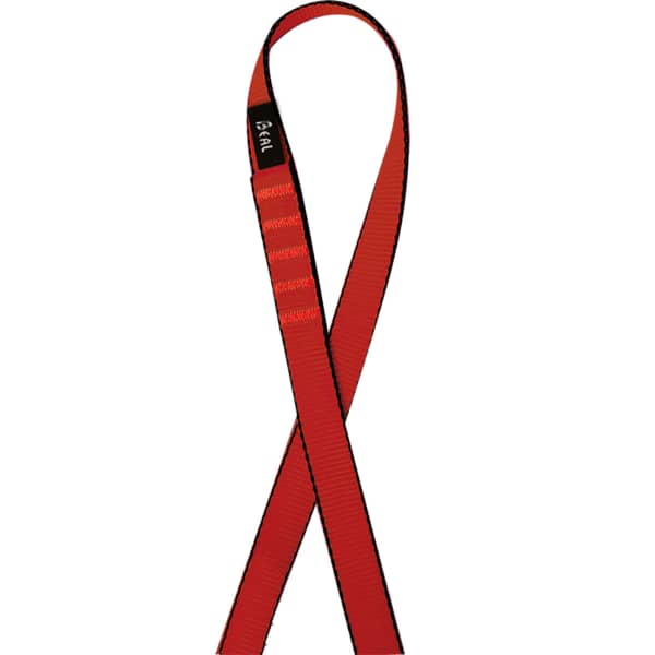 Sangle escalade BEAL FLAT SLINGS 18MM x 60CM RED/BLACK