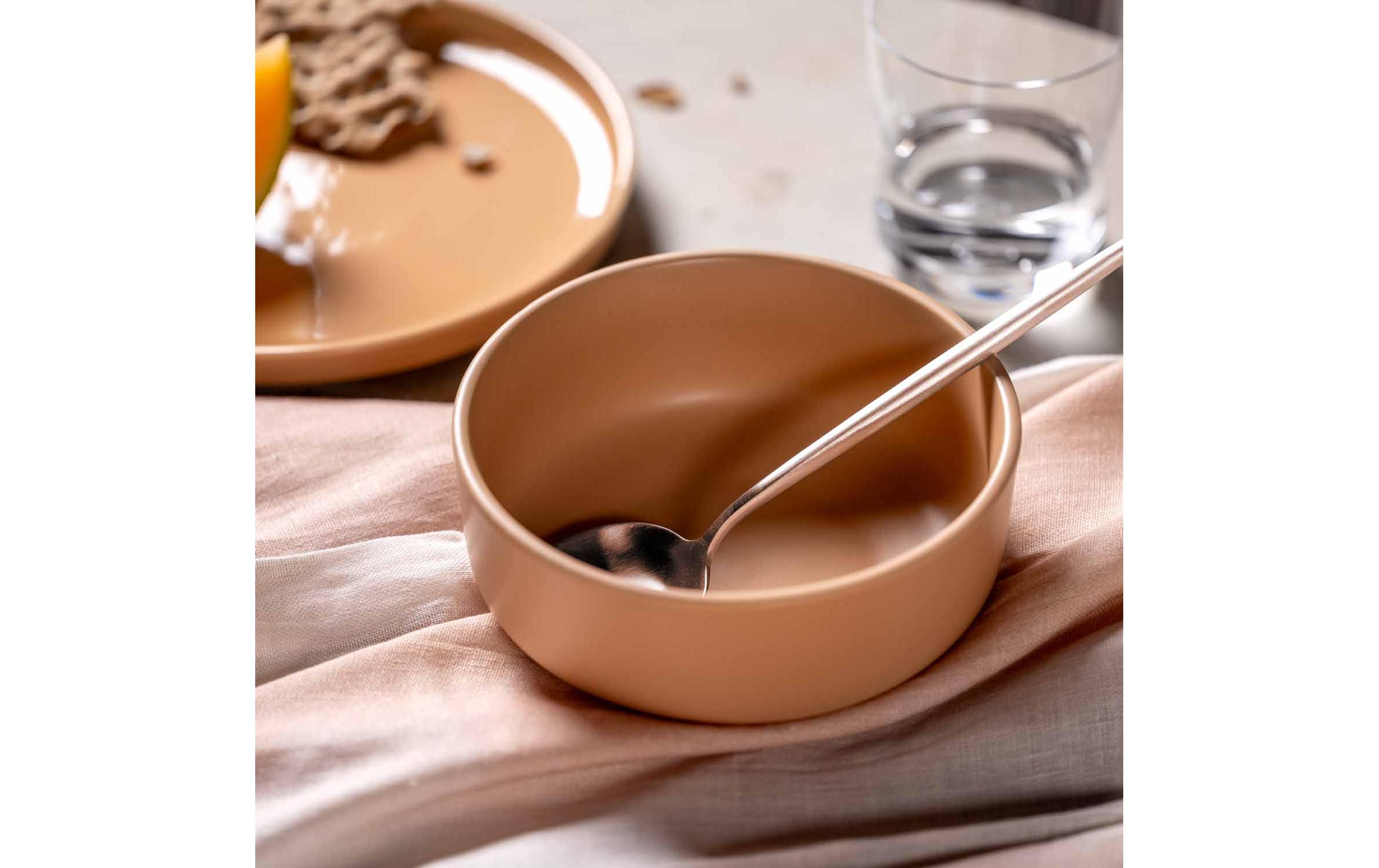 Schale Roma 6 Stück, OrangeSchüssel aus Keramik