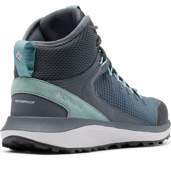 Chaussure de randonnée mid COLUMBIA TRAILSTORM MID WP WMN GRAPHITE, DUSTY GREEN