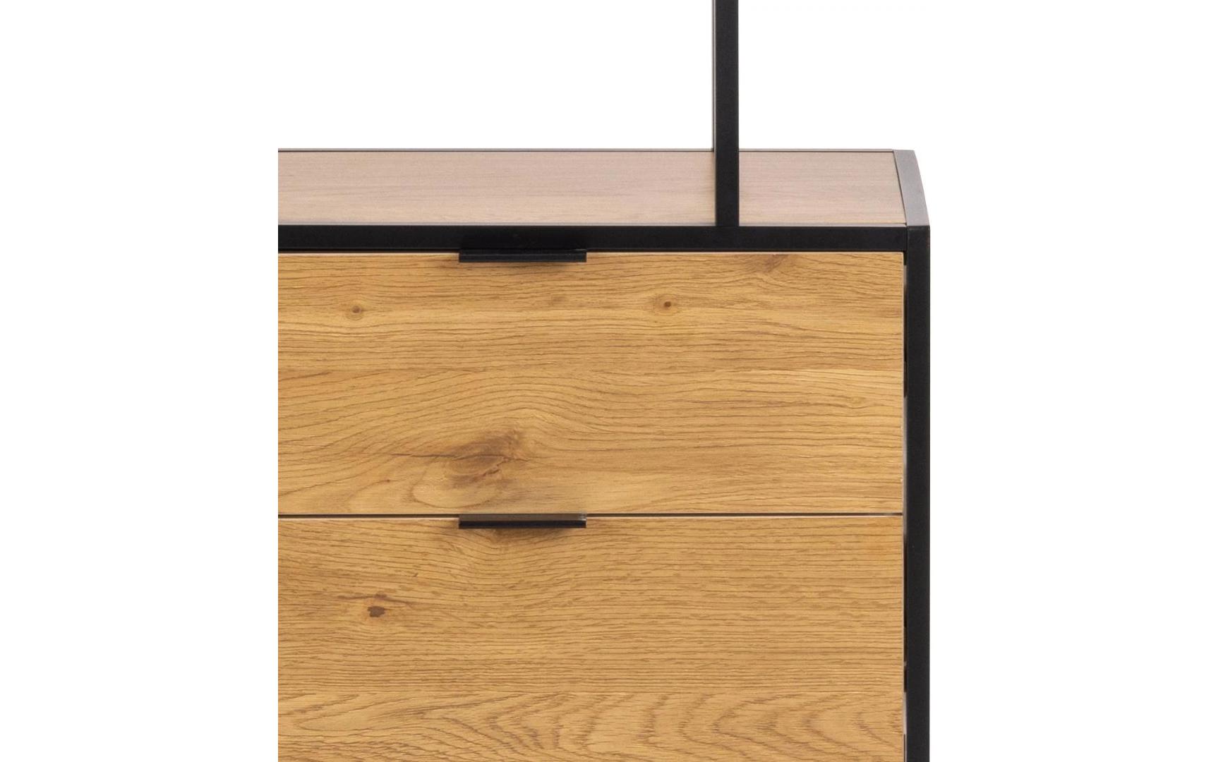 Regal Seaford Braun, 77 x 35 x 185 cm<br>TV-Tisch