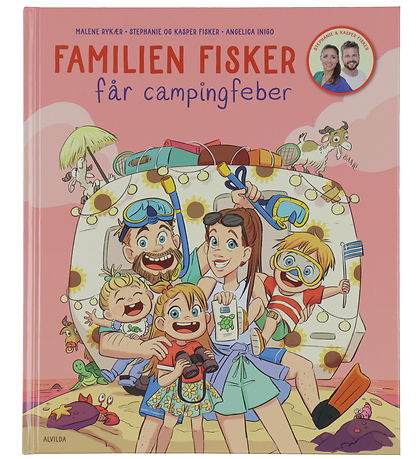 Alvilda Bog - Familien Fisker - F?r Campingfeber - Dansk