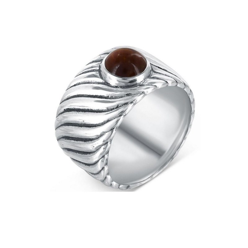 Bague Lenzo Oeil de Tigre