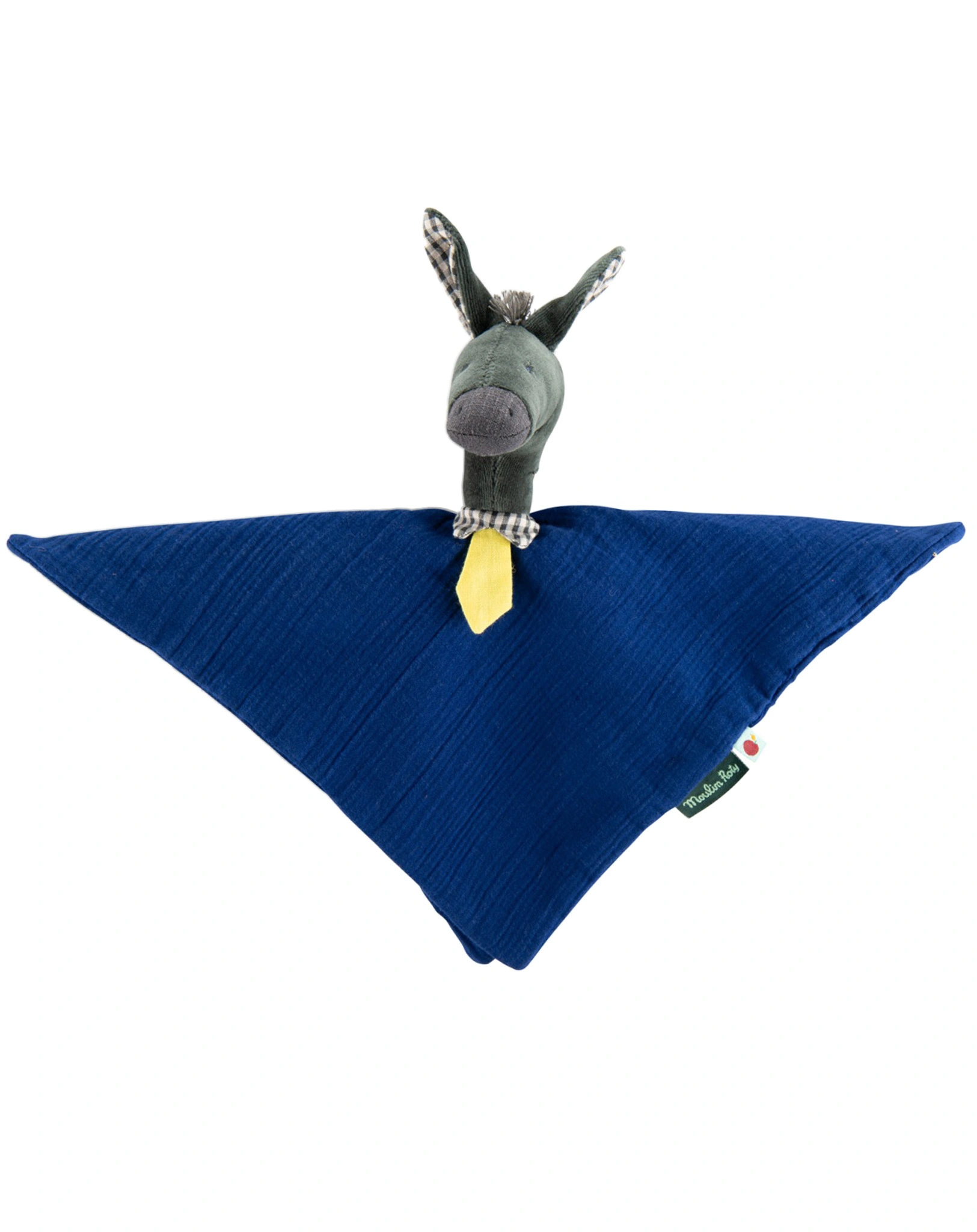 Schmusetuch ESEL in blau/grau