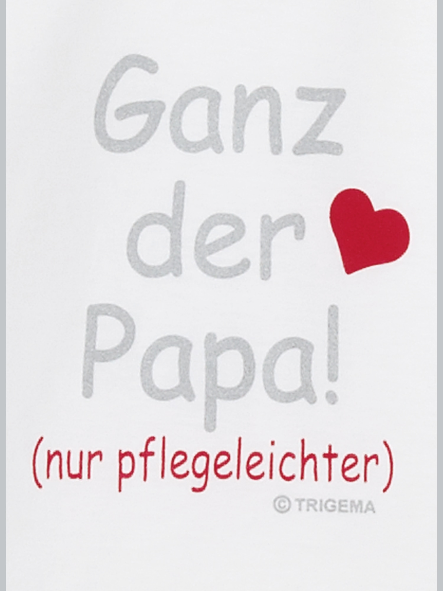 T-Shirt Papas Liebling Weiss