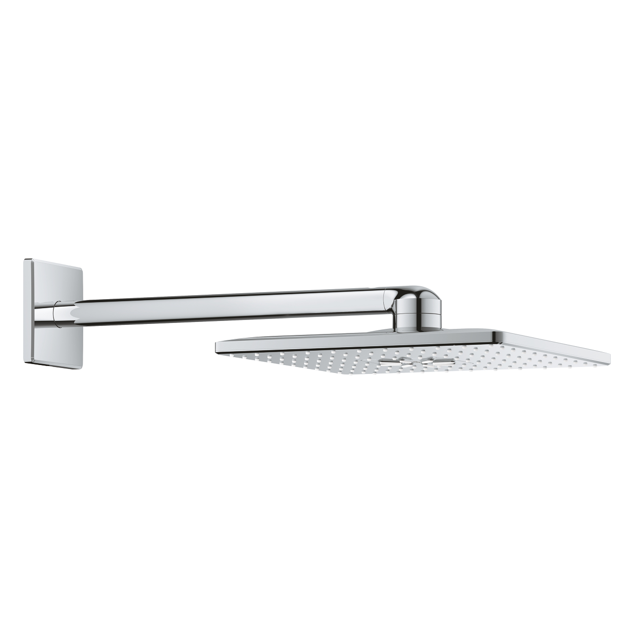Grohe Rainshower hoofddouche vierkant met douchearm wandmontage met 2 straalsoorten chroom