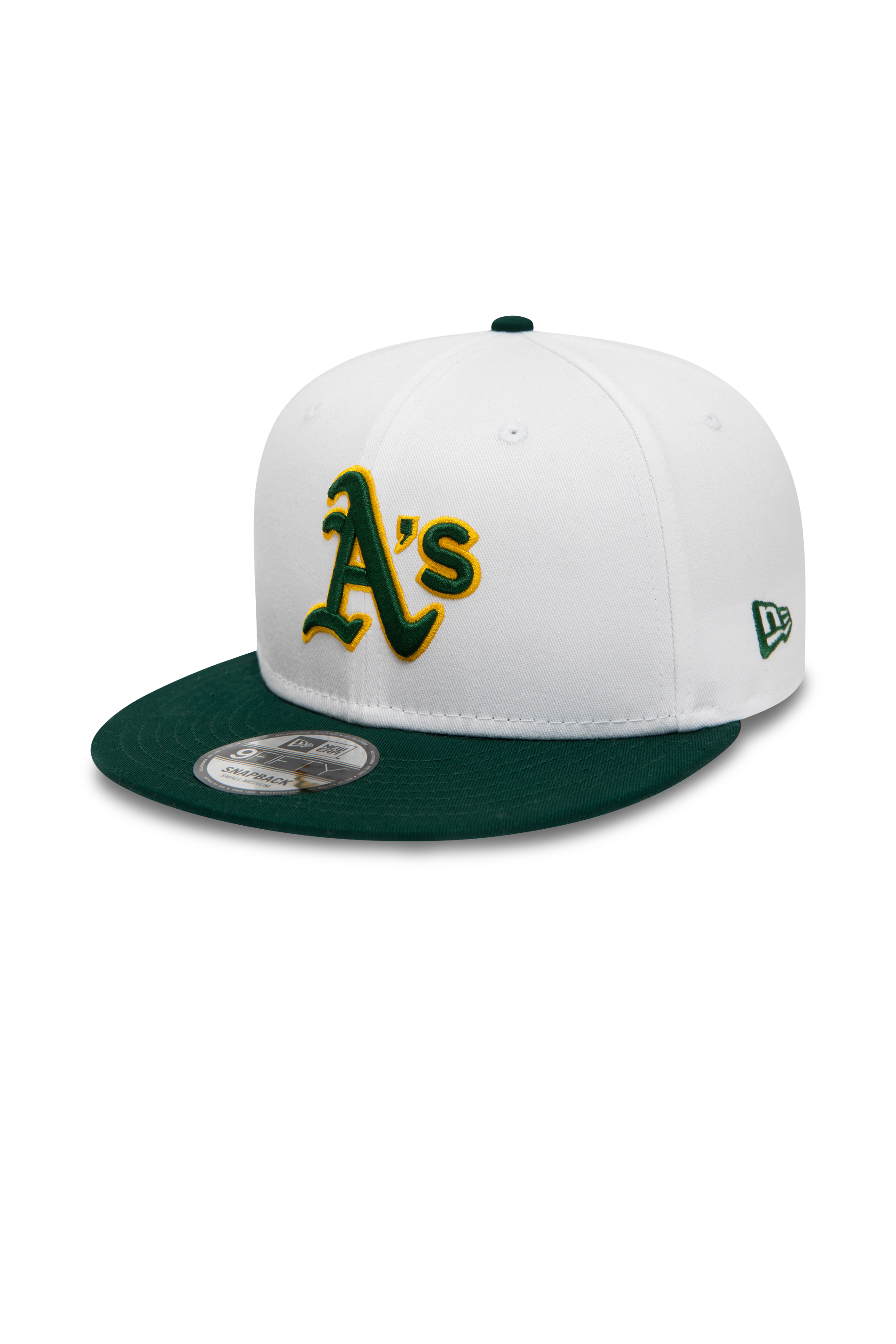 NEW ERA CASQUETTE WHITE CROWN PATCHES 9FIFTY OAKATH  WHI Blanc
