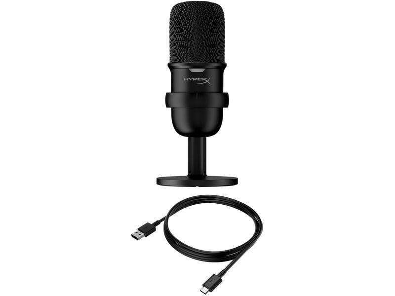 HyperX Mikrofon SoloCast Gaming-USB-Mikrofon mit LED Anzeige