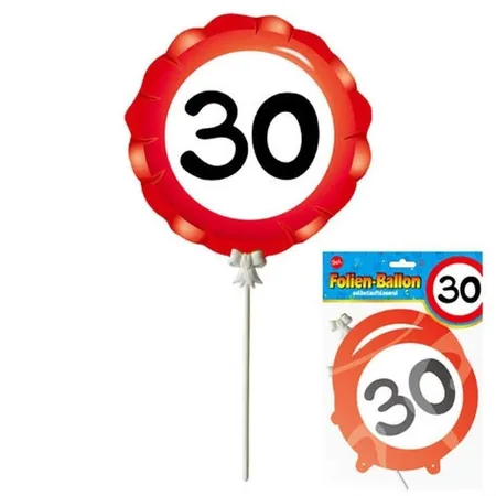 Udo Schmidt Selbstaufblasender ca. 18 cm großer Folienballon mit Motiv 