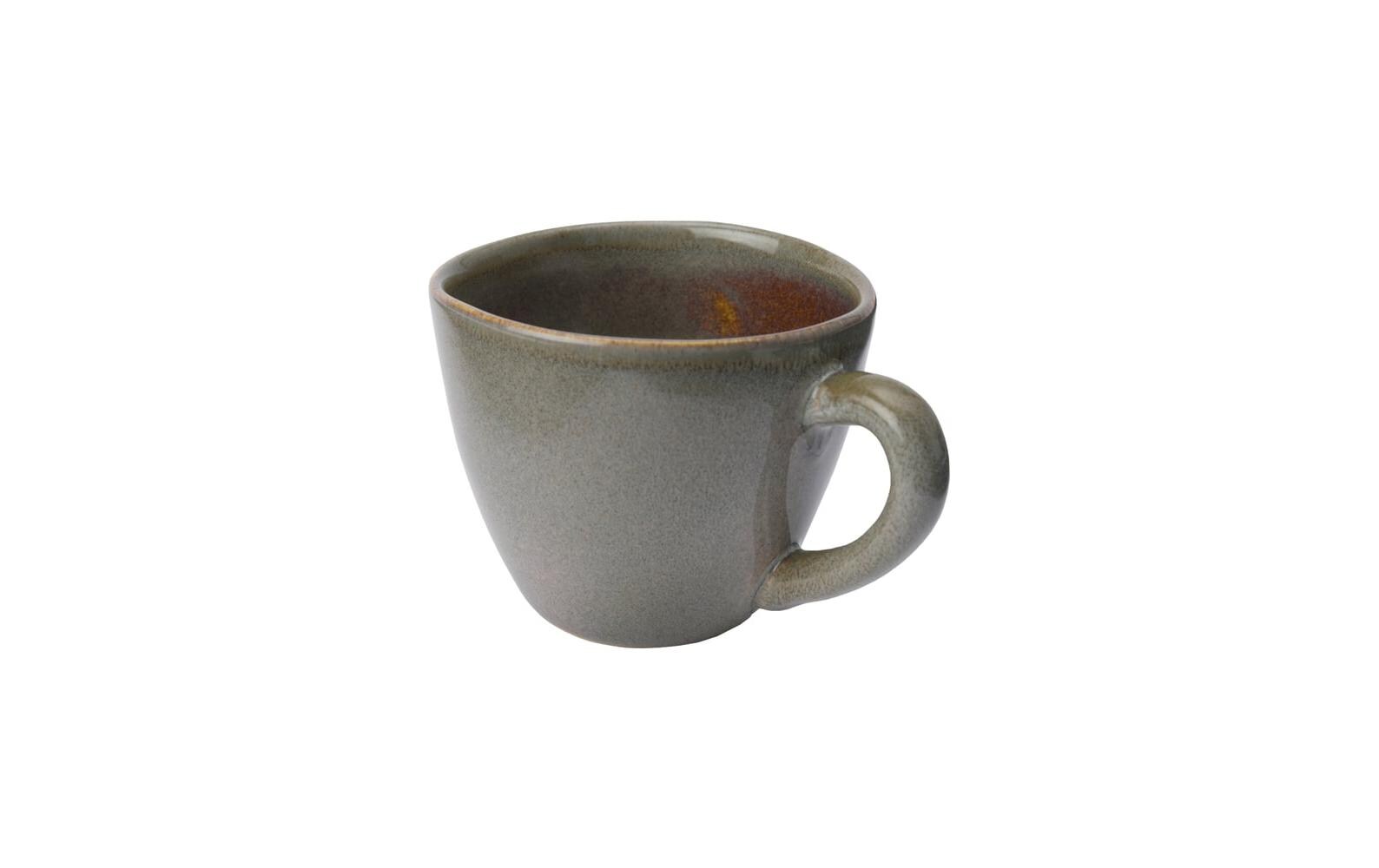 Kaffeebecher Capela 200 ml, 4 Stück, OlivgrünHandgefertigtes Tassen-Set