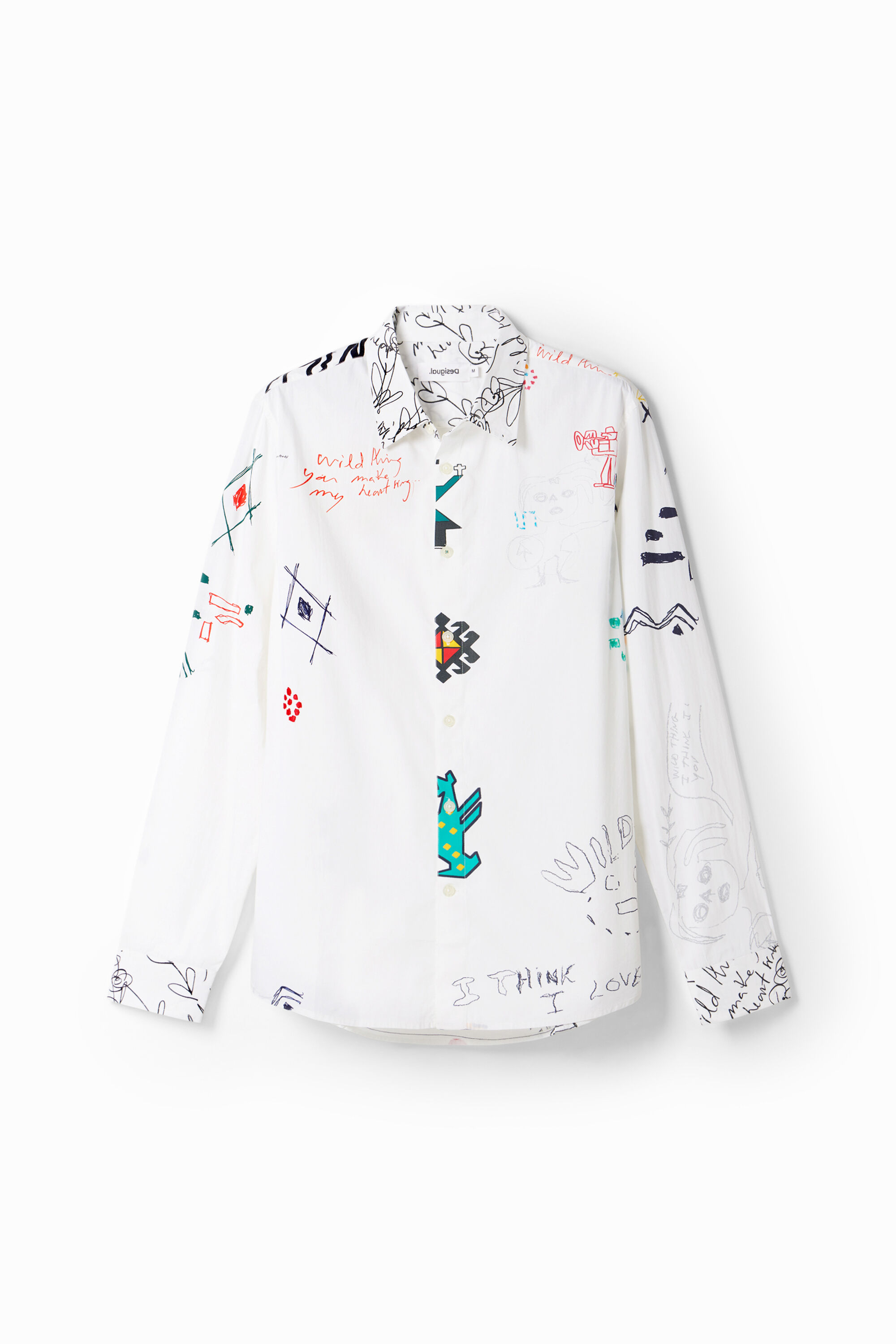 Camisa ilustrada mensagens