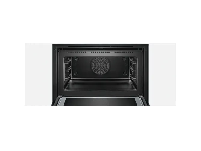 Bosch Serie | 8 CMG676BB1 - Kombinationsovn - til indbygning - niche - bredde: 56 cm - dybde: 55 cm - højde: 45 cm - med selv-rengøring - sort