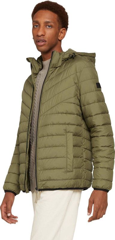 Gewatteerde Jas - Zwart - Regular Fit - Met Capuchon