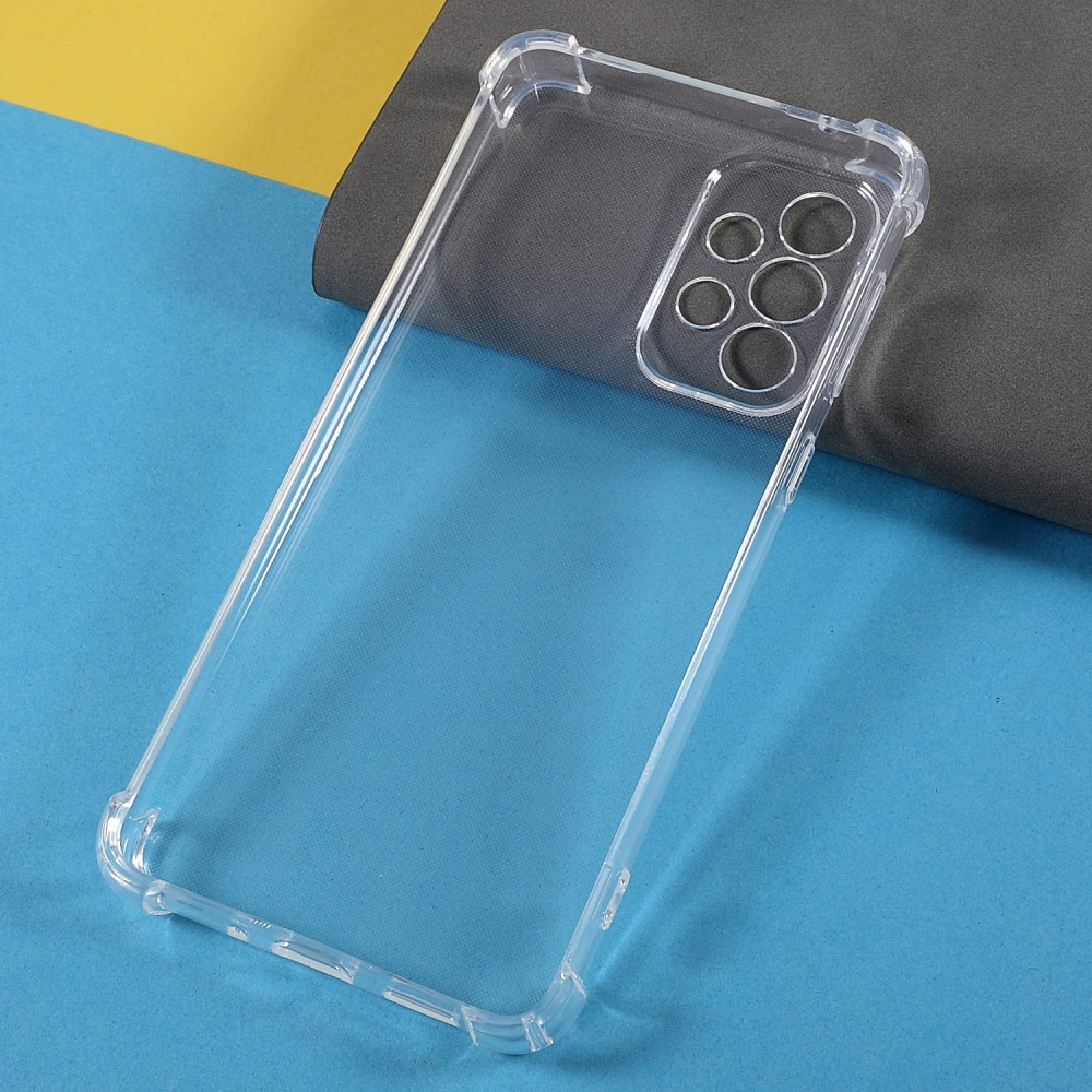 Samsung Galaxy A33 5G Gummi Hülle Case Slim Design mit Air Cushion Fallschutz - Transparent