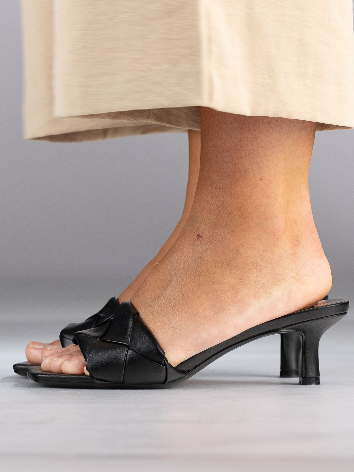 Banche Black Mules - Trapes Sko