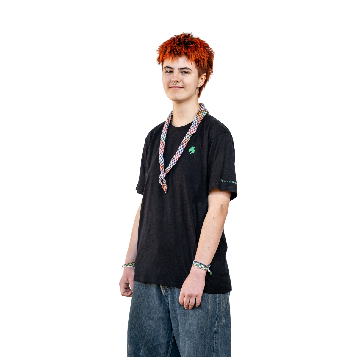 De grønne pigespejdere T-shirt Kløver