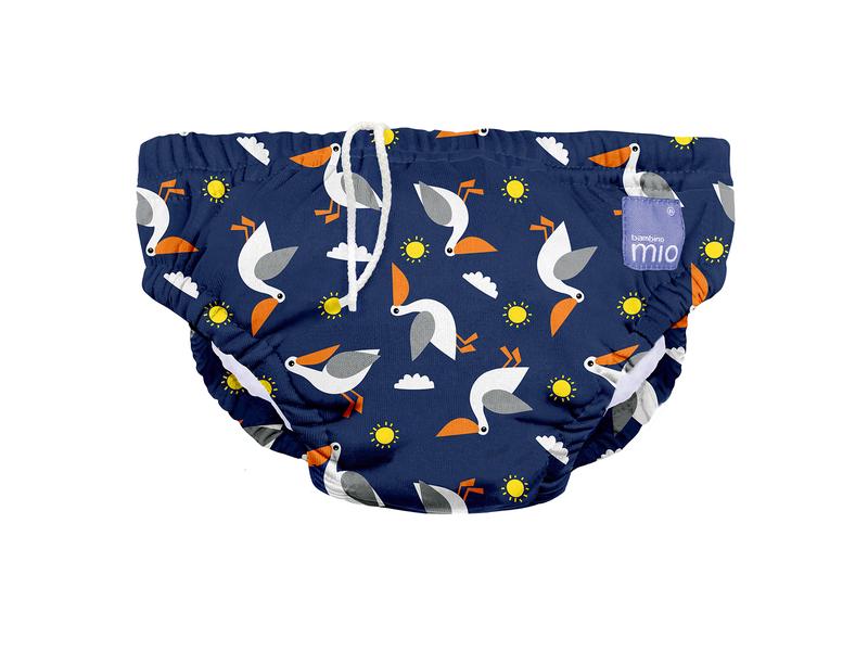 Bambino Mio Schwimmwindel Pelikan Gr. XL Windel fürs Babyschwimmen mit dem Pelikanmotiv