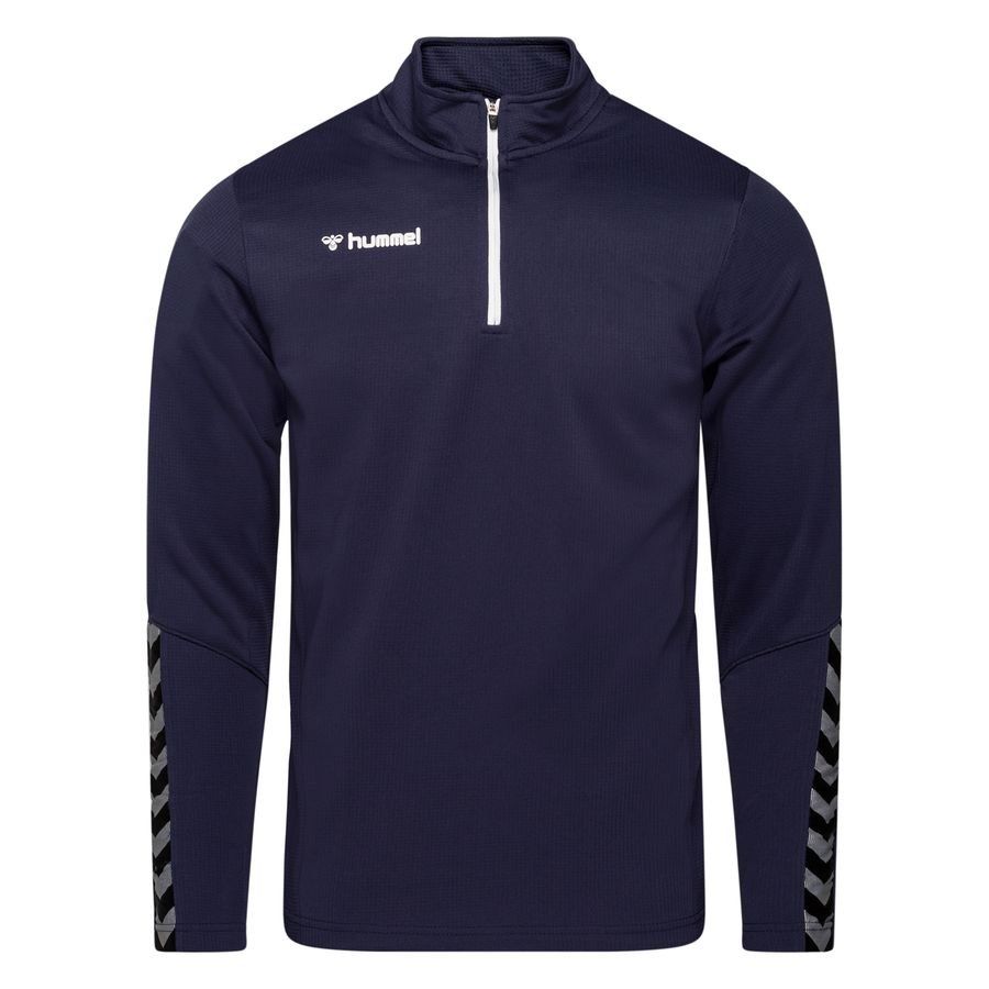 Hummel Maillot d'Entraînement Authentic 1/2 Zip - Bleu Marine/Blanc Enfant