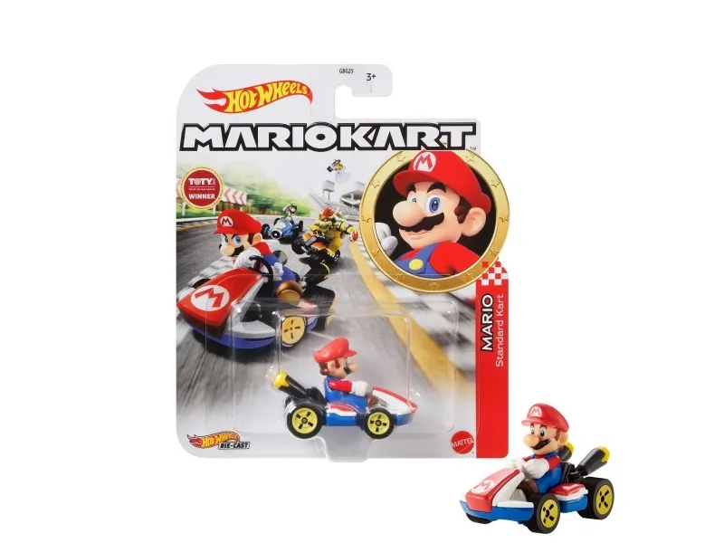 Hot Wheels Mario Kart Standard Kart Vehicle