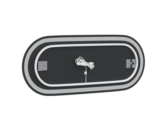 VIDAXL - Miroir de salle de bain à led 90x40 cm ovale