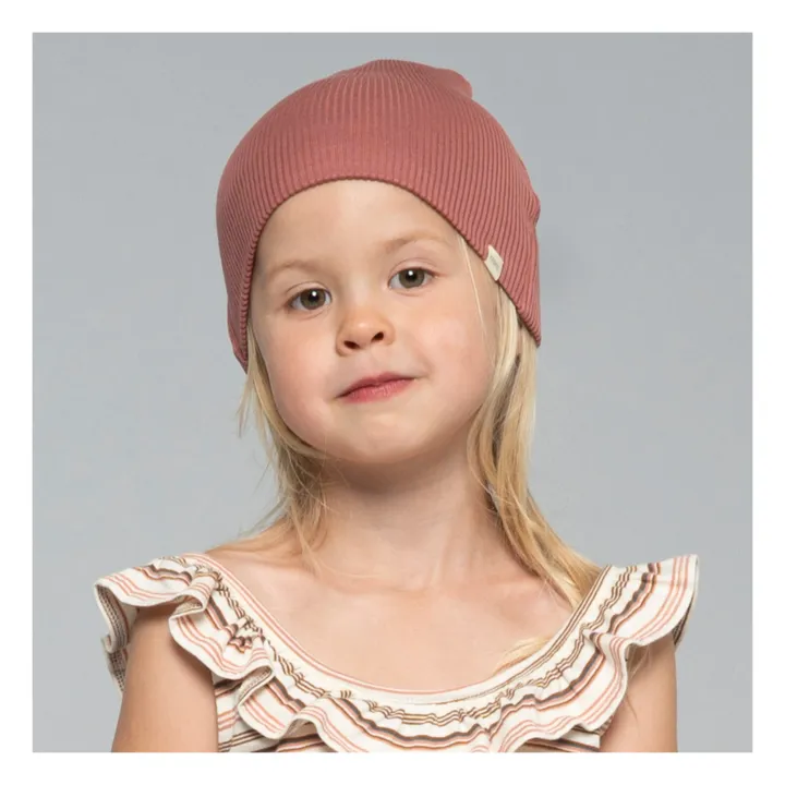 Minimalisma Bonnet en Soie Bambi | Vieux Rose