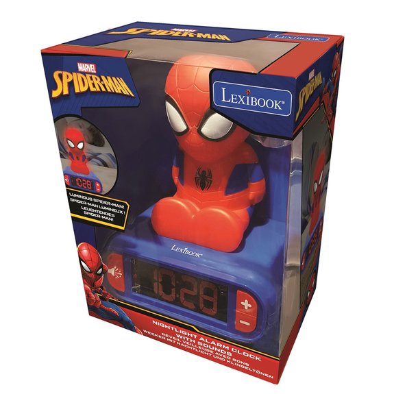 Réveil-Veilleuse 3D Spider-Man