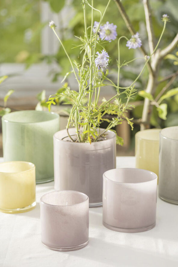 Ib Laursen Skjuler Venecia gennemfarvet rosa glas Rosa