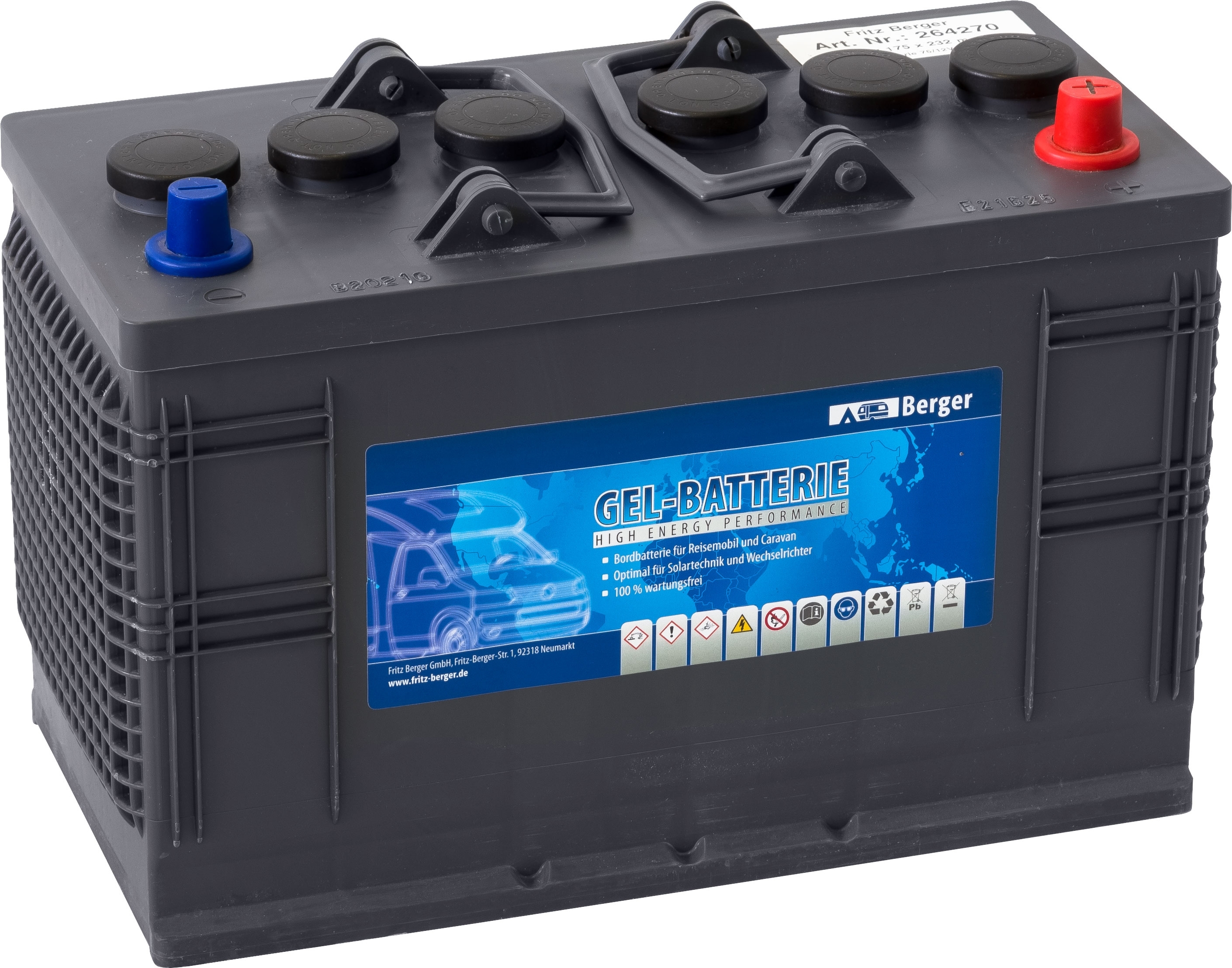 Berger Gel Batterie 12V / 140 Ah