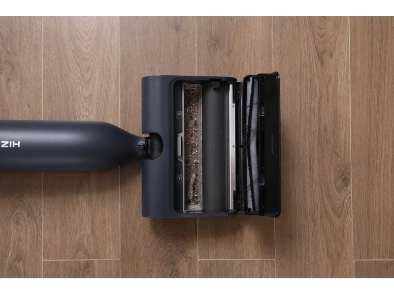 Hizero Hartbodenreiniger F600 schwarz Bodenreiniger mit Polymer Rolle