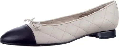 Brunate beige combi 10405 - maat 44 ballerina beige combi - maat 44 Calandschoen