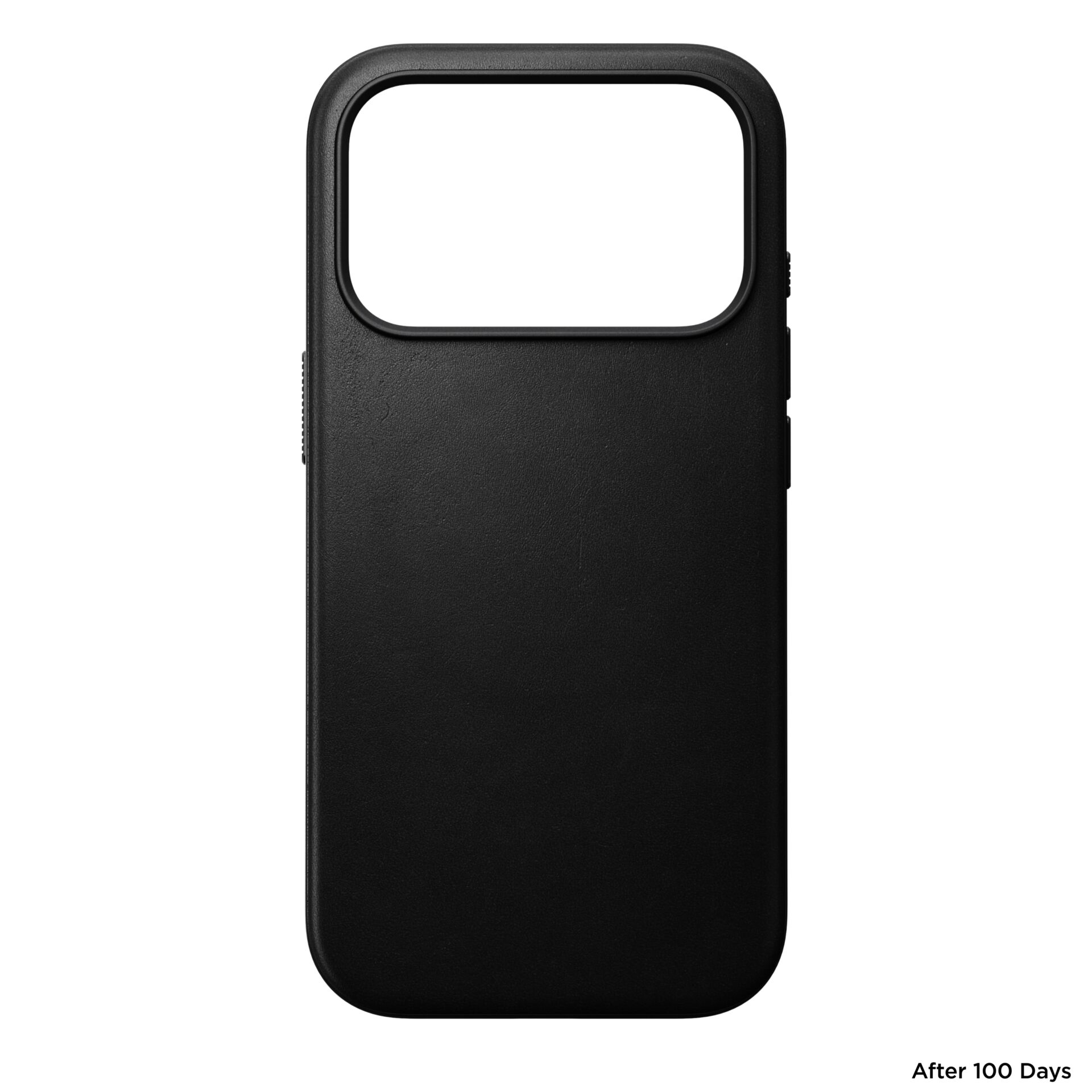 iPhone 17 Pro MagSafe Echtleder Hülle Modern Leather Case (NM014339858) - Schwarz