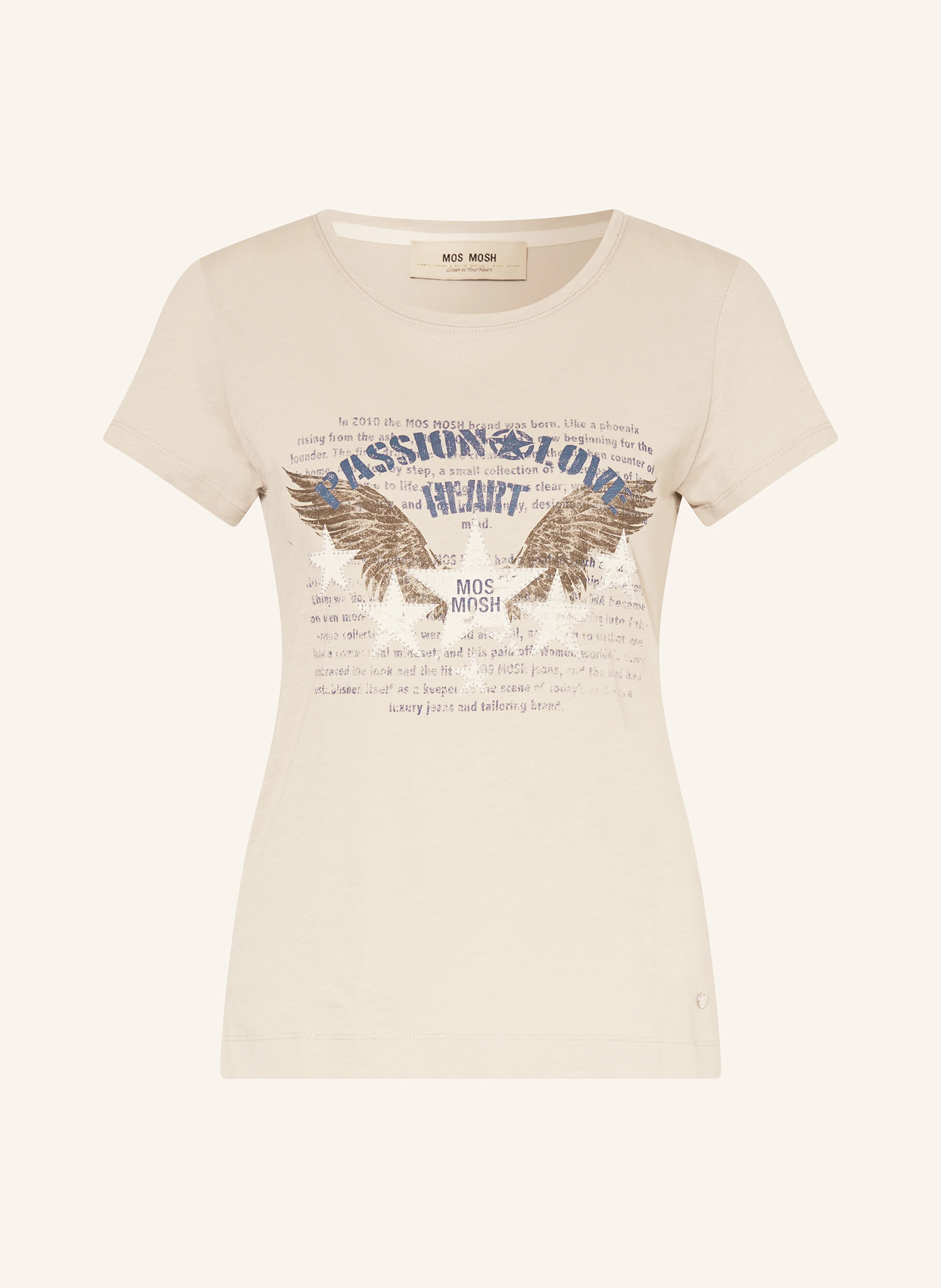 MOS MOSH T-Shirt MMZIBBY mit Schmucksteinen