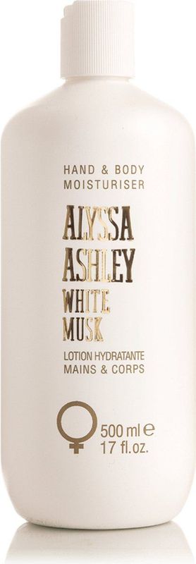 Alyssa Ashley - White Musk - Hand & Body Moisturiser - 500 ml - Bodylotion