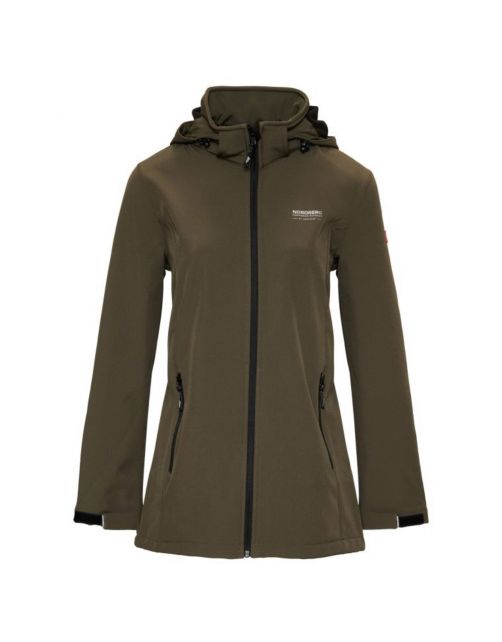 Nord Berg Dames Softshell Iris Army - Vrijetijdskleding