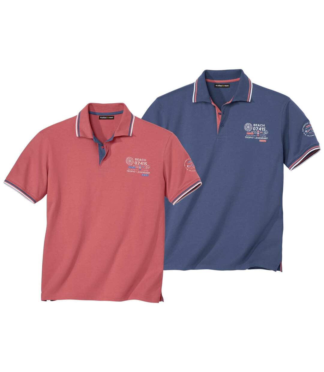 Lot de 2 Polos Authentic Sailing